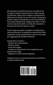 40 Ricette per la Perdita di Peso per Uno Stile di Vita Frenetico achterzijde