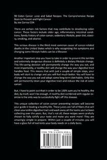 90 Colon Cancer Juice and Salad Recipes achterzijde