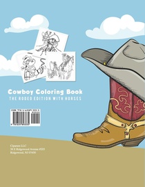 Cowboy Coloring Book achterzijde