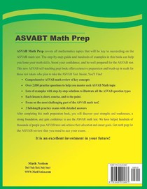ASVAB Math Prep achterzijde