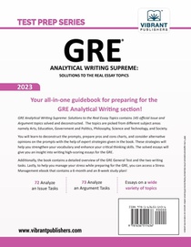 GRE Analytical Writing Supreme achterzijde