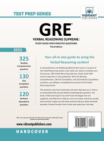 GRE Verbal Reasoning Supreme achterzijde