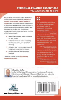 Personal Finance Essentials You Always Wanted to Know achterzijde
