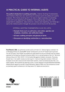 Internal Auditing Fundamentals achterzijde
