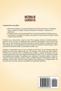 Historia de Camboya achterzijde