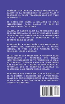 El Camino de la Prosperidad achterzijde