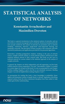 Statistical Analysis of Networks achterzijde