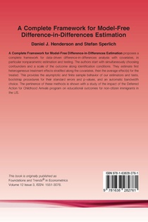 A Complete Framework for Model-Free Difference-in-Differences Estimation achterzijde