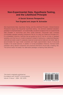 Non-Experimental Data, Hypothesis Testing, and the Likelihood Principle achterzijde