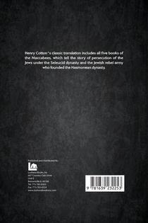 The Five Books of Maccabees in English achterzijde