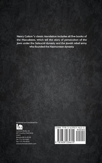 The Five Books of Maccabees in English Hardcover achterzijde