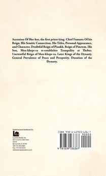 History of Ancient Egypt Vol 2 achterzijde