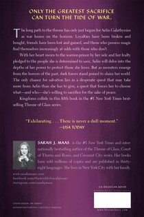 Maas, S: EMPIRE OF STORMS achterzijde