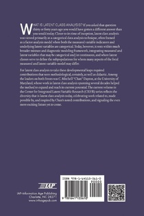 Advances in Latent Class Analysis achterzijde