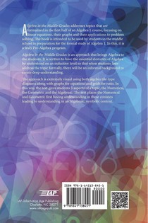 Algebra for the Middle Grades achterzijde