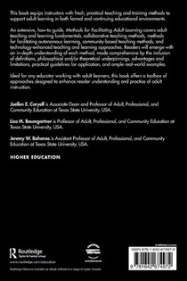 Methods for Facilitating Adult Learning achterzijde