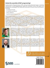 Fundamentals of Programming in SAS achterzijde