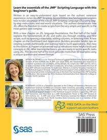 Jump into JMP Scripting, Second Edition (Hardcover edition) achterzijde