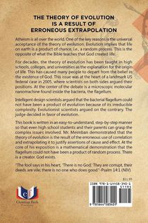 The Theory of Evolution is a Result of Erroneous Extrapolation achterzijde