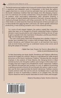 The Jewish Intellectual Tradition achterzijde
