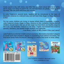 Anger is OKAY Violence is NOT achterzijde