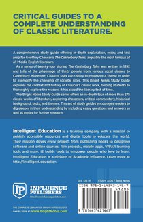 Study Guide to The Canterbury Tales by Geoffrey Chaucer achterzijde