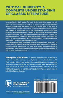 Study Guide to Henry IV, Part 1 by William Shakespeare achterzijde