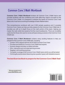 Common Core Math Workbook achterzijde