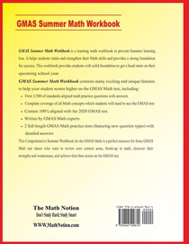 Georgia Milestones Assessment System Grade 6 Summer Math Workbook achterzijde