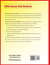 Georgia Milestones Assessment System Grade 3 Summer Math Workbook achterzijde