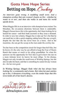 Betting on Hope, Cowboy achterzijde