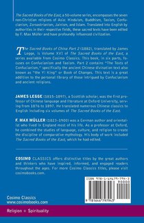 The Sacred Books of China, Part 2 of 6 achterzijde