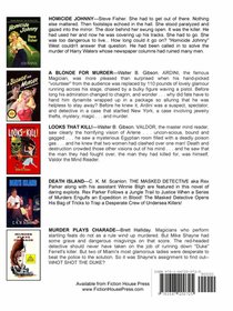 Detective Mystery Magazine #2, May 2020 achterzijde