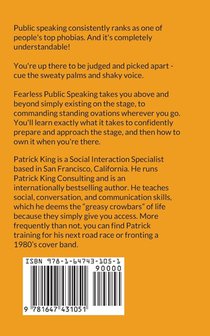 Fearless Public Speaking achterzijde