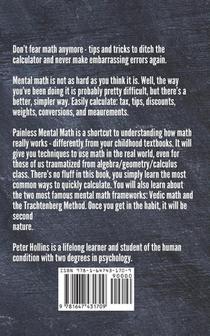 Painless Mental Math achterzijde