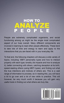How to Analyze People achterzijde