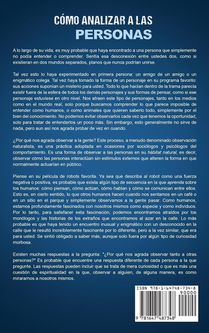 Como Analizar a las Personas achterzijde