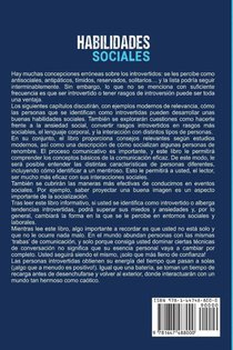 Habilidades Sociales achterzijde