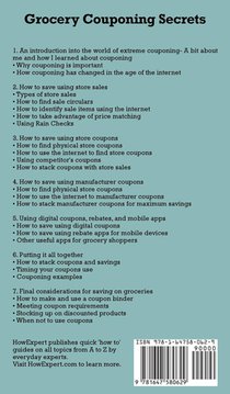 Grocery Couponing Secrets achterzijde