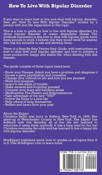 How to Live with Bipolar Disorder achterzijde