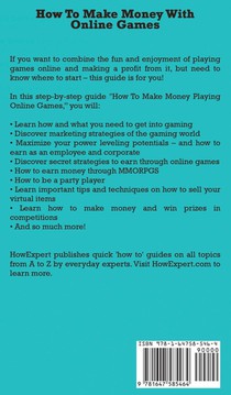 How To Make Money With Online Games achterzijde