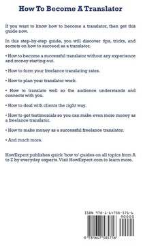 How To Become a Translator achterzijde