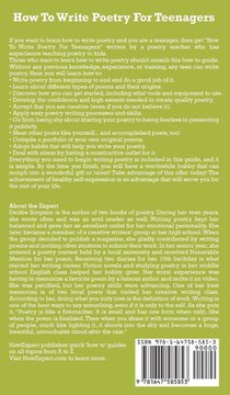 How To Write Poetry For Teenagers achterzijde