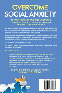 Overcome Social Anxiety achterzijde