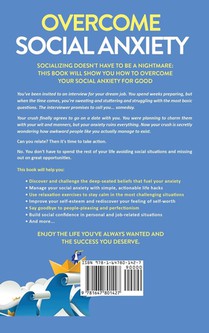 Overcome Social Anxiety achterzijde