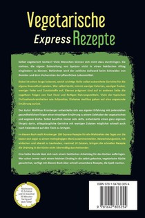 Vegetarische Express-Rezepte achterzijde