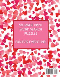 Valentine's Day Word Search Large Print achterzijde