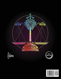 Libra Astrology Coloring Book achterzijde