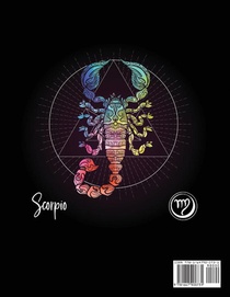 Scorpio Astrology Coloring Book achterzijde