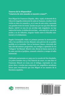 San Manuel Bueno, mártir achterzijde
